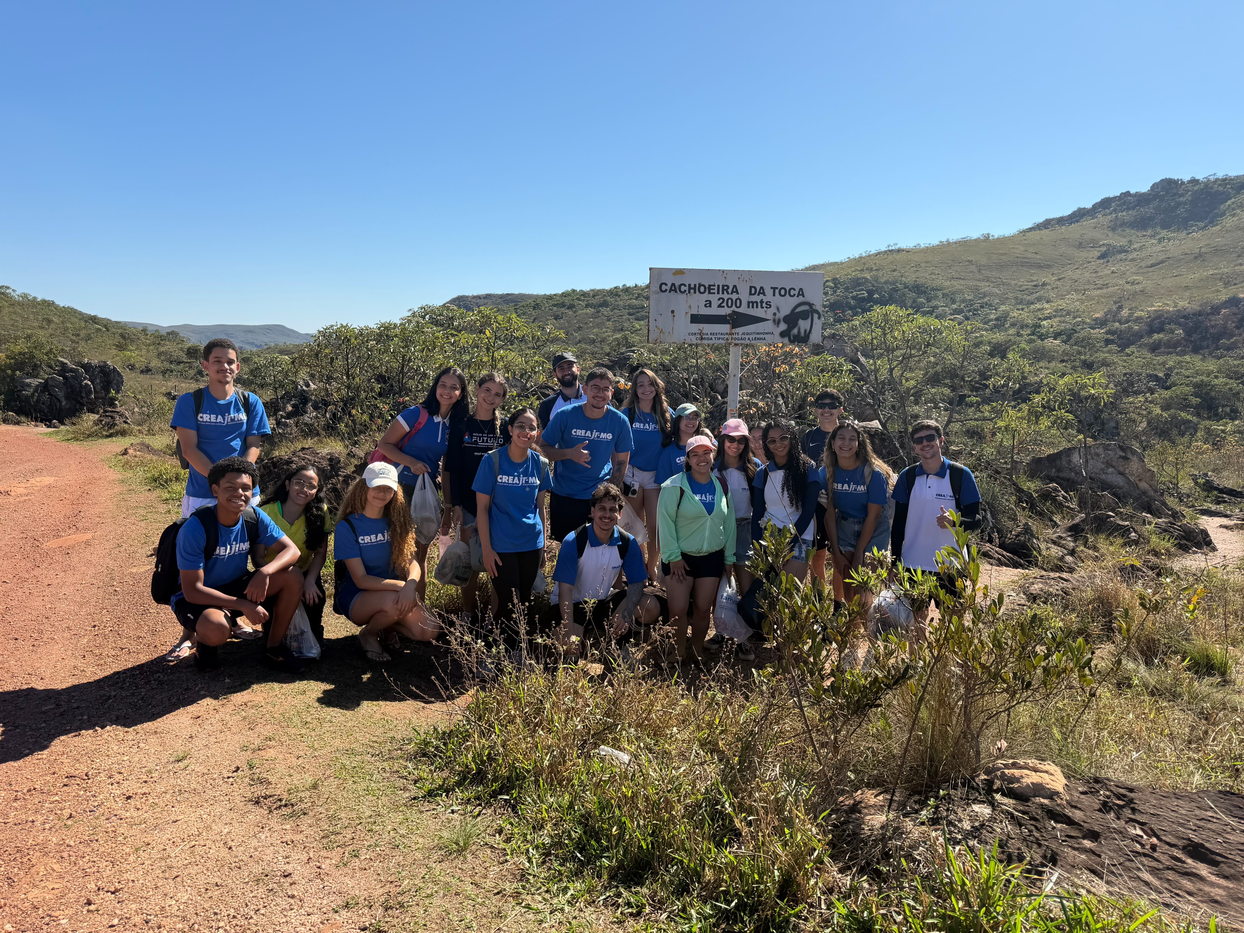 Crea Jr-MG Núcleo Diamantina realiza Ação Ambiental: Dia Verde - Caminhada Ecológica