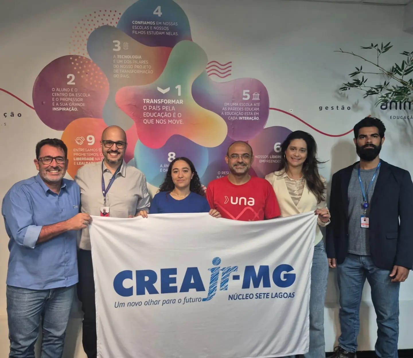 Crea Jr-MG Núcleo Sete Lagoas realiza Palestra Institucional